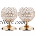 2x Globe Crystal Votive Candle Holders Candlestick Coffee Cafe Bar Decor   263878350991